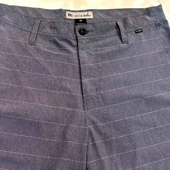 Travis Mathew Golf Shorts Mens 34 Proceed With Caution Performance - Picture 2 of 6